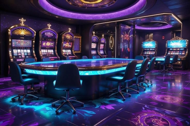 anugerahslot platform interface showing live casino dealer table and game selection menu